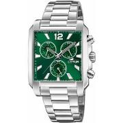 Montre Lotus Montre Homme 18850/3 Vert Argenté