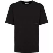 T-shirt Hinnominate t chemise noir logo grand