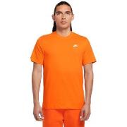 T-shirt Nike T-shirt Tshr M Nsw Club (safety Orange)