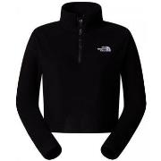 Sweat-shirt The North Face NF0A855N4H01 - W 100 GLACIER CROPPED-BLACK