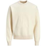 Pull Jack &amp; Jones 12261852 VESTERBRO KNIT CREW-SEA SALT