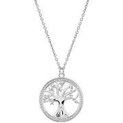 Collier Lotus Collier Silver arbre de vie oxyde de zirconium