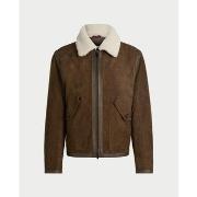 Blouson BOSS Veste coupe classique en daim