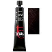 Soins cheveux Goldwell TOPCHIC permanent hair color 4R@VR 60 ml