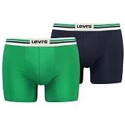 Boxers Levis LOT DE 2 BOXERS - GREEN/NAVY - L