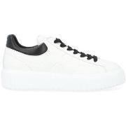 Baskets Hogan Baskets homme noir et blanc à bandes en H