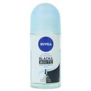 Soins corps &amp; bain Nivea BLACK WHITE INVISIBLE FRESH deo roll-on 5...