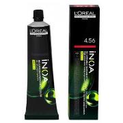 Soins cheveux L'oréal INOA coloration permanente sans ammoniaque 4.56 ...