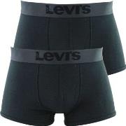 Boxers Levis LEVI'S Lot de 2 Shortys Homme Coton CLASSIS Noir