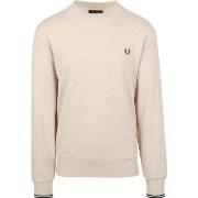 Sweat-shirt Fred Perry Pull Logo Limestone Greige