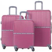 Valise Travel World Set de 3 valises Rigides S/M/L AXA PINK