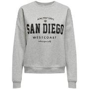 Sweat-shirt Only 15254183 LIFE-LIGHT GREY