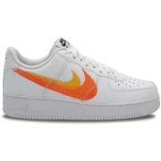 Baskets basses Nike Air Force 1 Low '07 Spray Paint Swoosh Safety Oran...