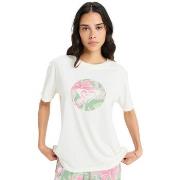 T-shirt Roxy Oceanregular Round Hibiscus