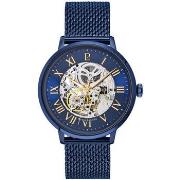 Montre Pierre Lannier AUTOMATIC Cadran Bleu Bracelet Acier milanais Bl...