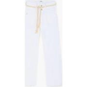 Jeans Le Temps des Cerises Jeans pricilia taille haute 7/8ème blanc