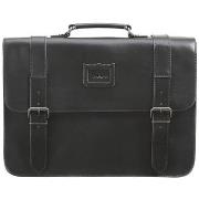 Cartable Tann's Cartable Paris en cuir Ref Noir 37*8.5*29 cm