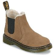 Boots enfant Dr. Martens Leonore J Dark Khaki Bronx Suede