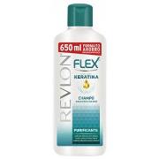 Soins cheveux Revlon REVLON Shampooing Flex Keratin purifiant cheveux ...