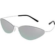 Lunettes de soleil Balenciaga BB0350S Lunettes de soleil, Argent/Argen...