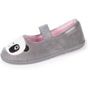 Chaussons enfant Isotoner Chaussons ballerines Enfant Gris Panda