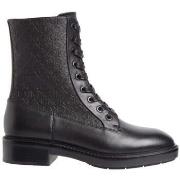 Bottines Calvin Klein Jeans flat combat boot mono mix