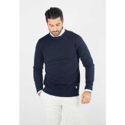 Pull Hollyghost Pull homme col rond navy - Touché cachemire