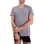 T-shirt Pierre Cardin T-shirt homme en col v avec broderie sur la poit...