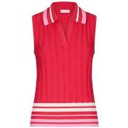 Blouses Liu Jo Top rouge en maille