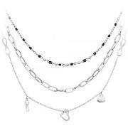 Collier Sc Bohème B2303-ARGENT+B2368-ARGENT+B2380-NOIR