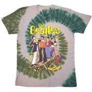 T-shirt The Beatles Yellow Submarine Band In Line