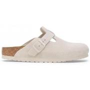 Mocassins Birkenstock Boston Suede Antique White