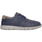 Chaussures CallagHan ZAPATO DE PIEL CON CORDONES GRAIN 57700 MARINO