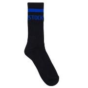 Chaussettes hautes Birkenstock Cotton Crew Stripe Black