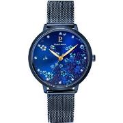 Montre Pierre Lannier TALLIA Cadran Bleu Bracelet Acier milanais Bleu