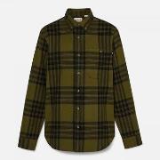 Chemise Timberland TB0A6V4X MIDWEIGHT FLANNEL CHECK-C681 DARK OLIVE YD