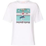 T-shirt Liu Jo T-shirt avec imprimé et strass