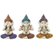 Statuettes et figurines Signes Grimalt Figure Ganesha 3 Unités