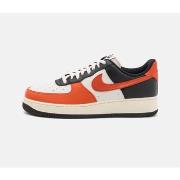 Baskets basses Nike AIR FORCE 1 BLANC ORANGE NOIR