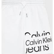 Pantalon enfant Calvin Klein Jeans BLOWN-UP LOGO JOGGER SHORTS