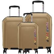 Valise Naf Naf Ensemble de 3 valises S/M/L RAIPONCE CHAMPAGNE