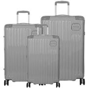 Valise Naf Naf Ensemble de 3 valises S/M/L CENDRILLON SILVER