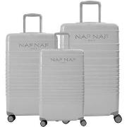 Valise Naf Naf Ensemble de 3 valises S/M/L DAISY SILVER