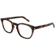 Lunettes de soleil Saint Laurent SL 28 OPT Cadres Optiques, Havana/Tra...