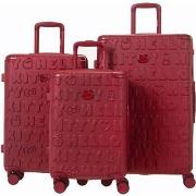 Valise Hello Kitty Set de 3 valises Rigides KUKIRIN RED