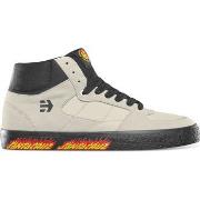 Chaussures de Skate Etnies SCREW VULC MID X SANTA CRUZ WHITE BLACK