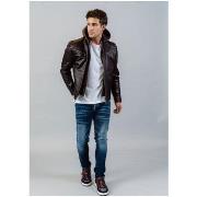 Blouson Redskins Cuir BYRON MOJITO