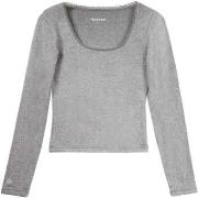 Ensembles de survêtement Isotoner T-shirt col carré Femme Gris chiné