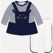 Ensembles enfant Mayoral Ensemble leggings jupe salopette Navy