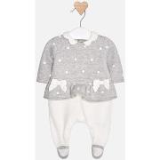 Pyjamas / Chemises de nuit Mayoral pyjama fille gris blanc